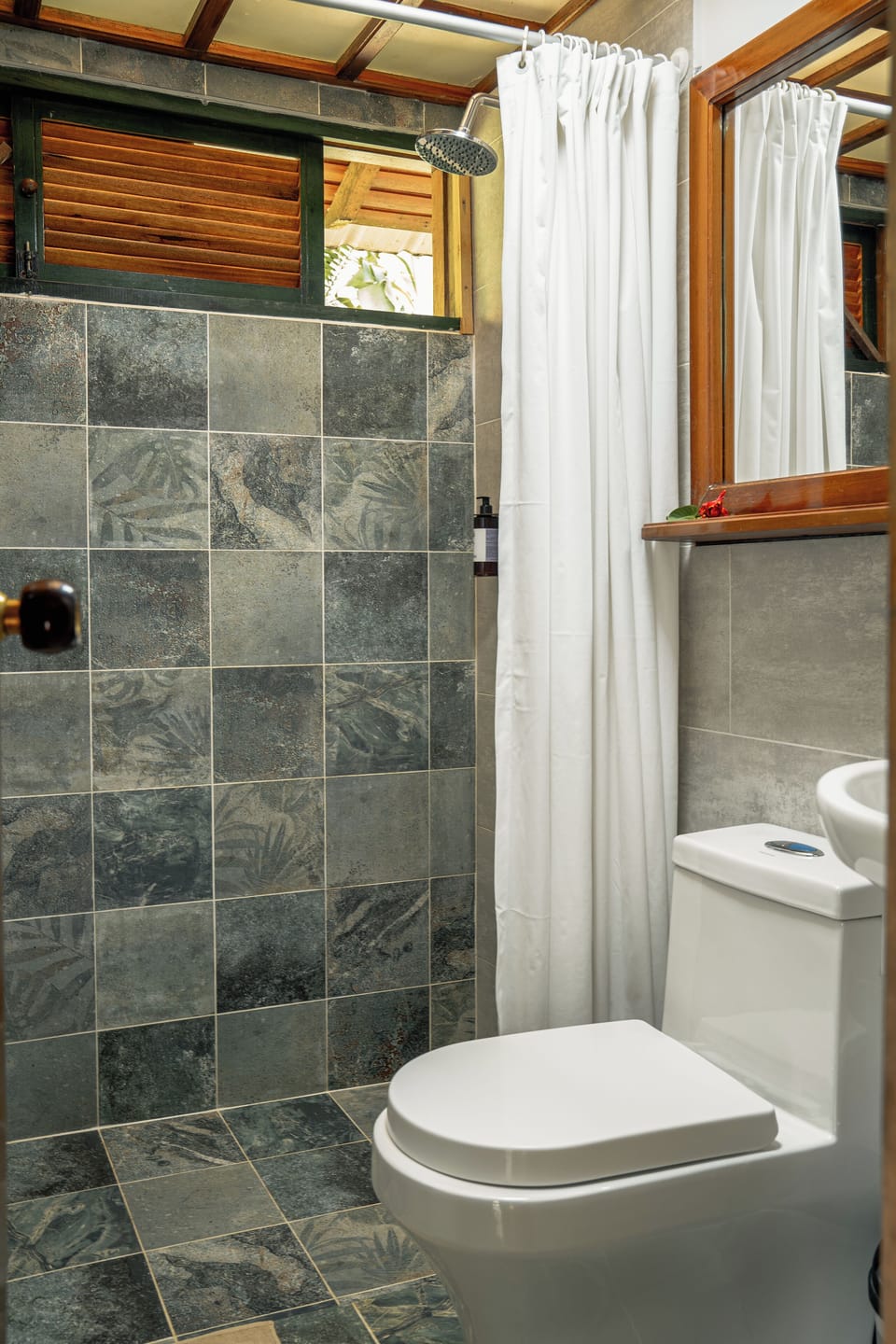 Basic Bungalow, Connecting Rooms, Resort View | Bathroom | Shower, free toiletries, towels, soap