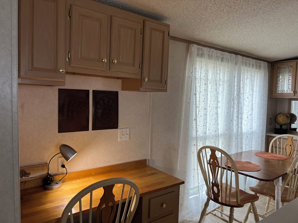 Desk area