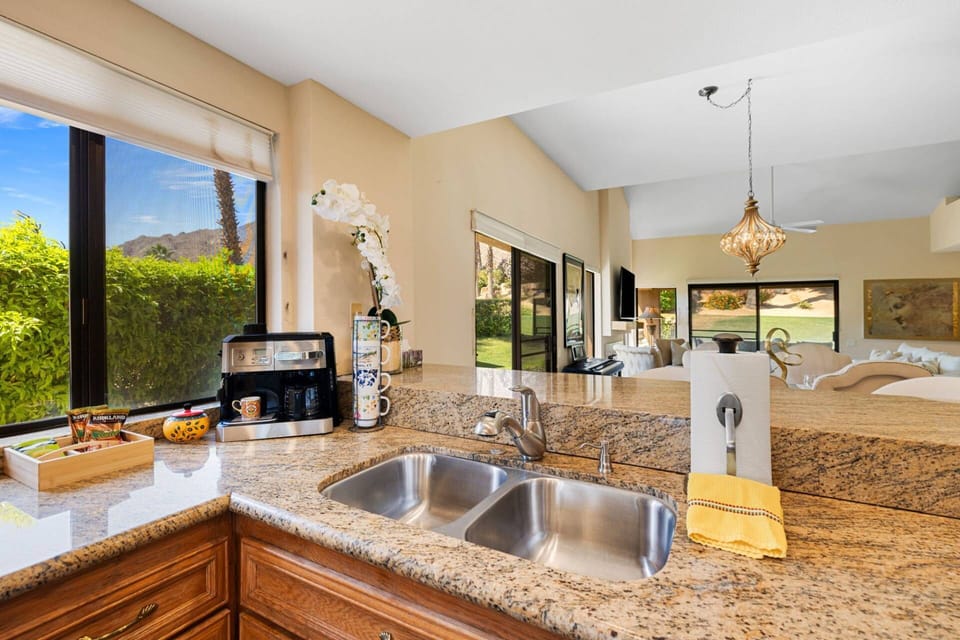 Sink Overlooks the Dining/Living Room