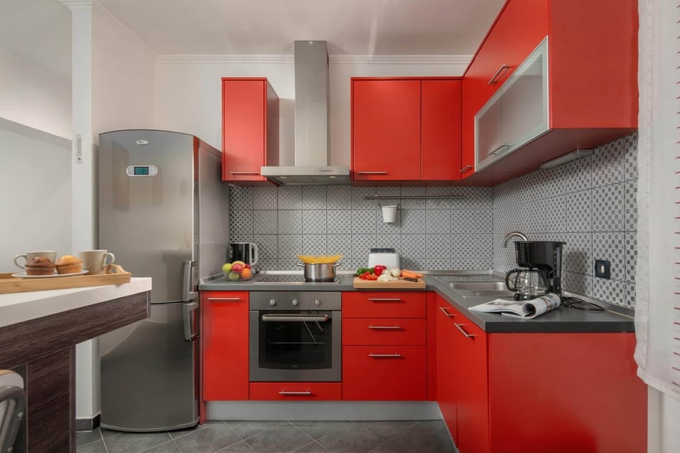 Family Apartment, 1 Bedroom, Microwave (Quiet City Apartment Dexa) | Private kitchen