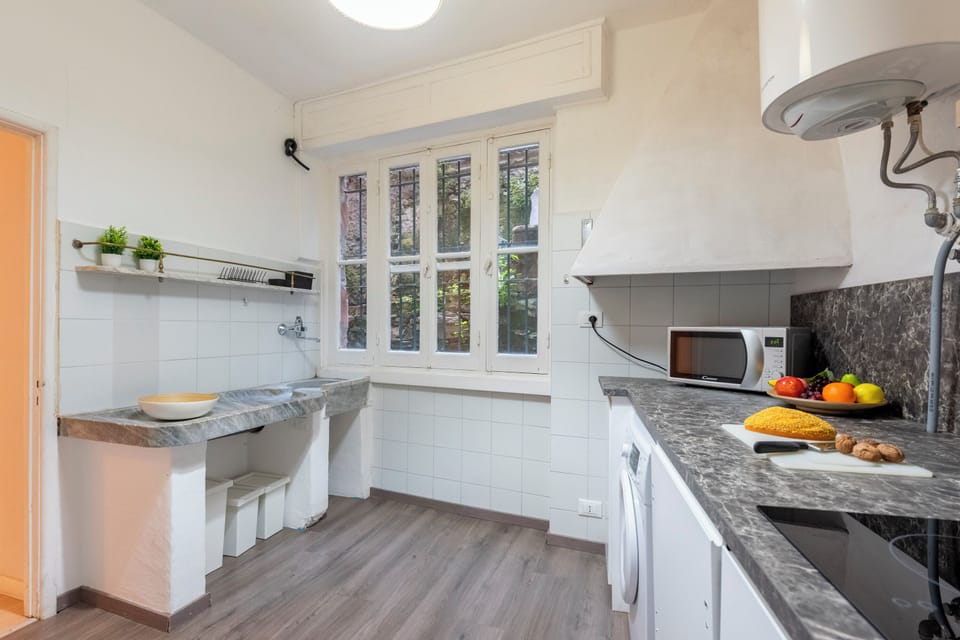 Family Apartment, Multiple Bedrooms (Cozy Maria Apartment in Portofino) | Private kitchen | Fridge, microwave, stovetop, dishwasher