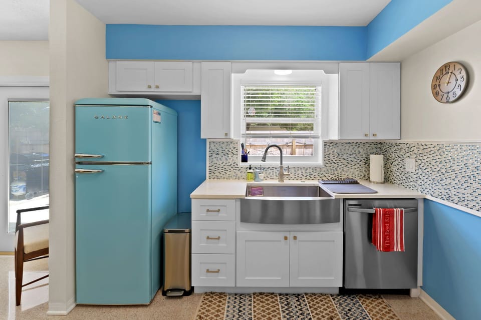 Large sink and dishwasher makes clean ups a breeze!