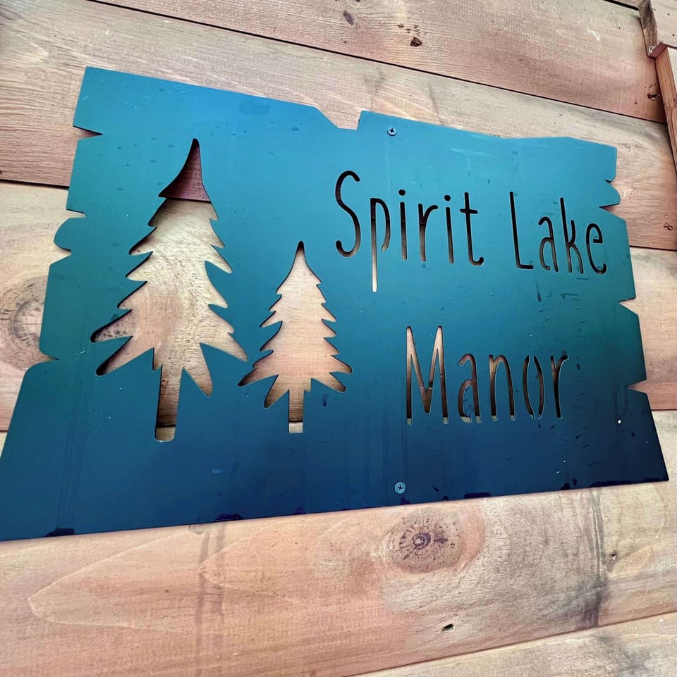 Cabin sign