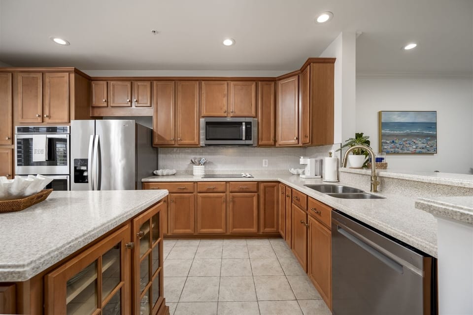 Fully equipped kitchen