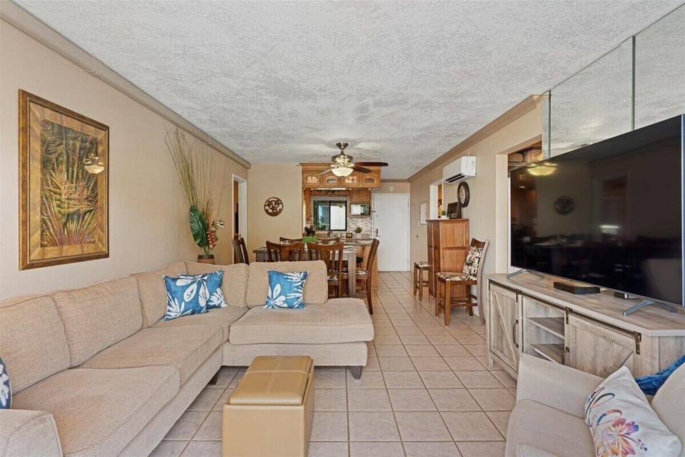 Open living area makes entertaining easy