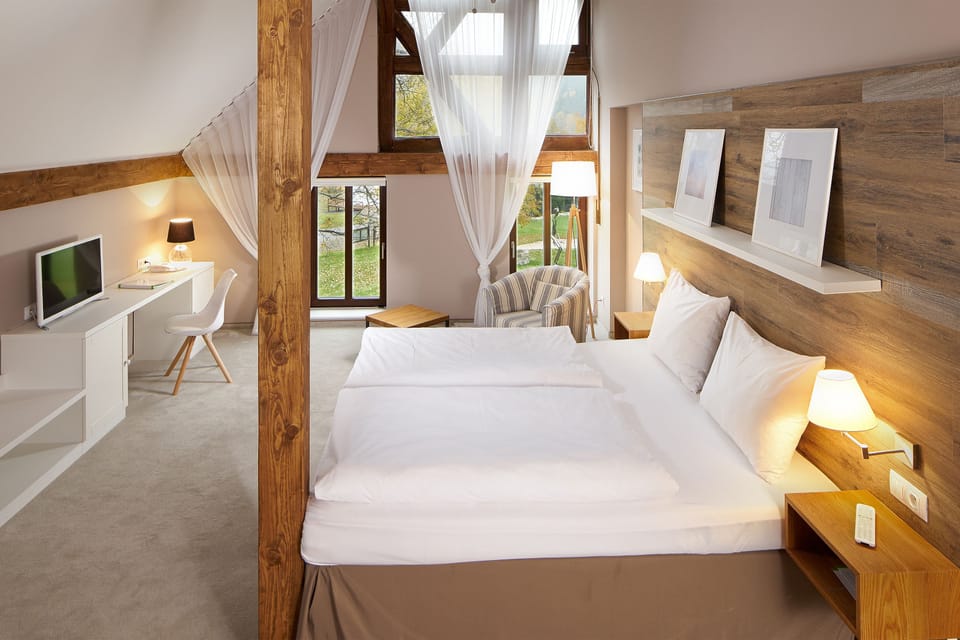 Deluxe Suite (1st floor) | Minibar, in-room safe, desk, soundproofing