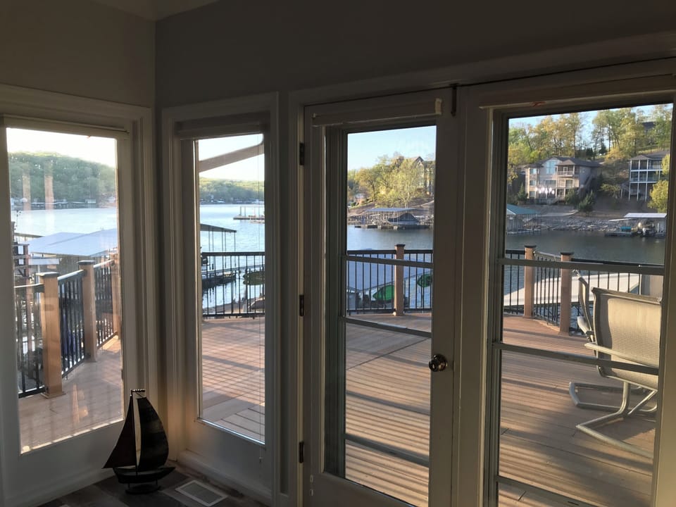 Lake view from the living room!