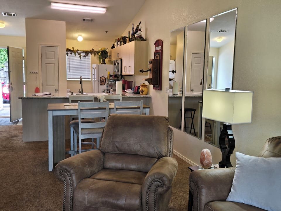 Welcome to Couples Getaway Condo! Walkin and fully furnished