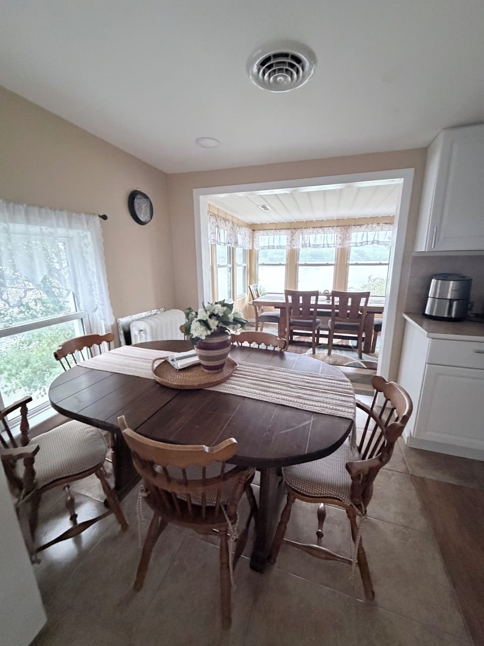 Second floor kitchen with eating area