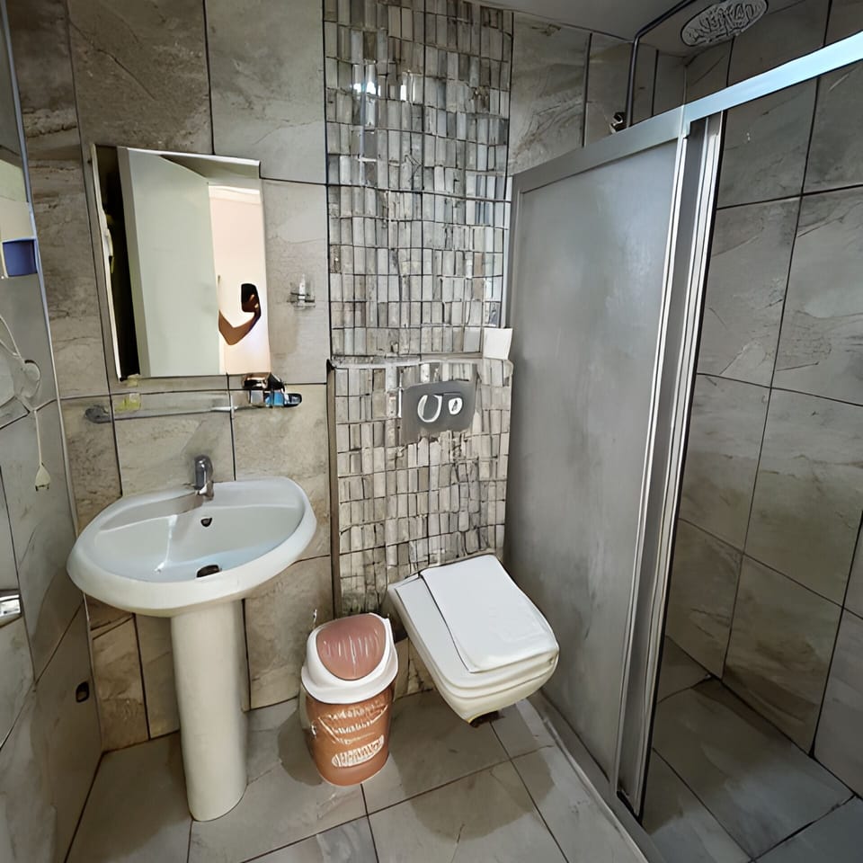 Shower, towels