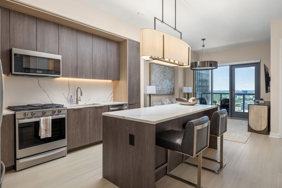 Kitchen fully equipped with all modern amenities