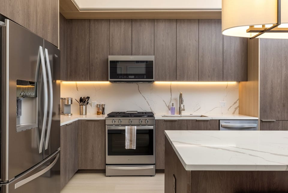 Kitchen fully equipped with all modern amenities