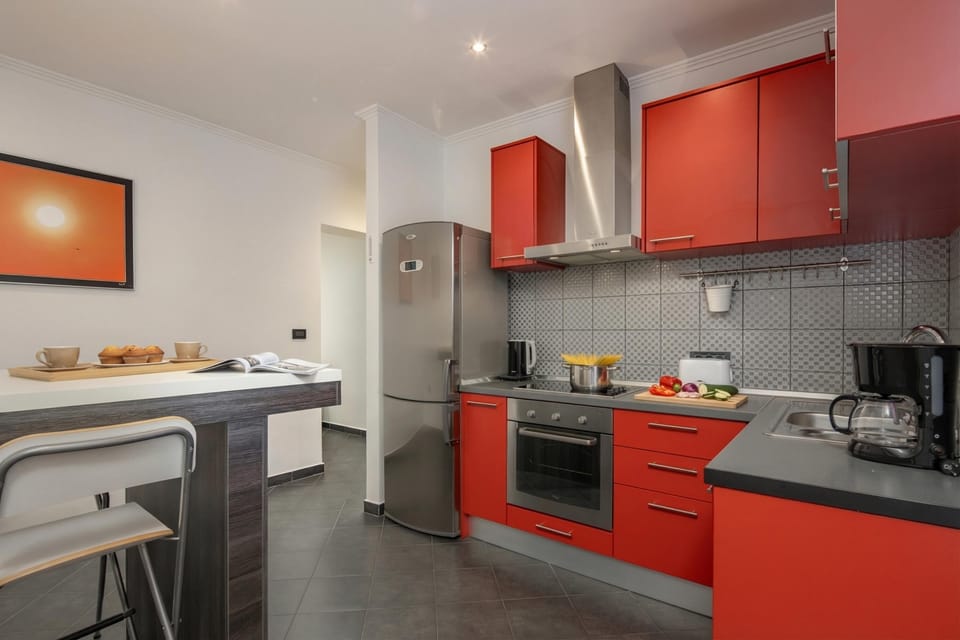 Kitchen and dining area