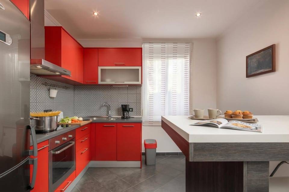 Kitchen and dining area