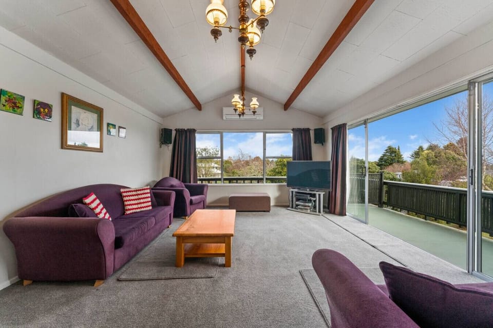 Living area leading to the balcony