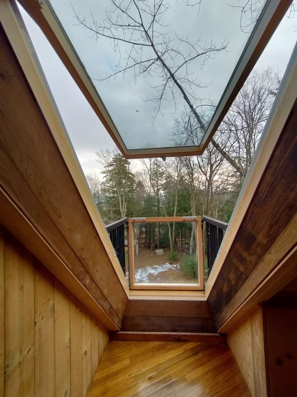 balcony window in master