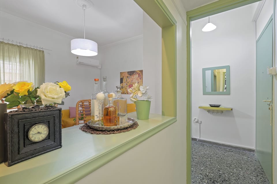 Premium Apartment, Kitchen, City View | Living area | 65-inch Smart TV with digital channels, Netflix, streaming services