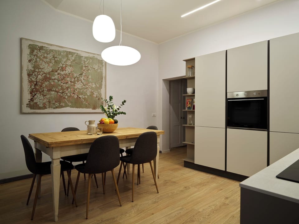 Apartment, Patio | Private kitchen | Fridge, microwave, oven, dishwasher