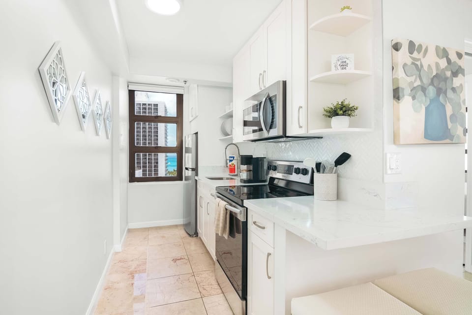 Prepare home-cooked meals in your fully equipped kitchen.
