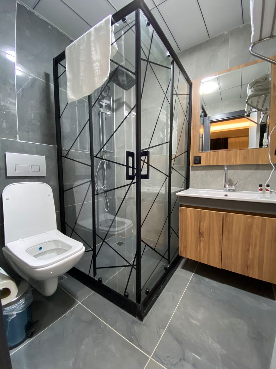 Standard Triple Room, Non Smoking | Bathroom | Shower, rainfall showerhead, free toiletries, slippers