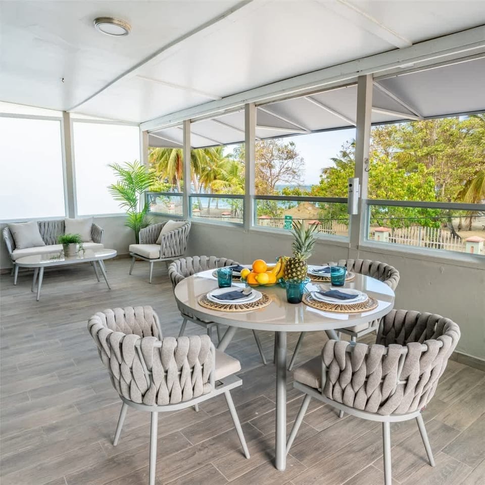 Oceanfront balcony