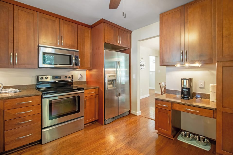 And amenities like a full kitchen