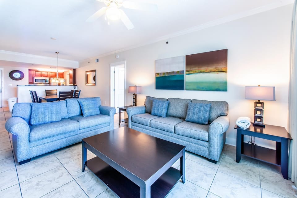 Condo, Multiple Beds (Waterscape 235-A) | Living area | TV