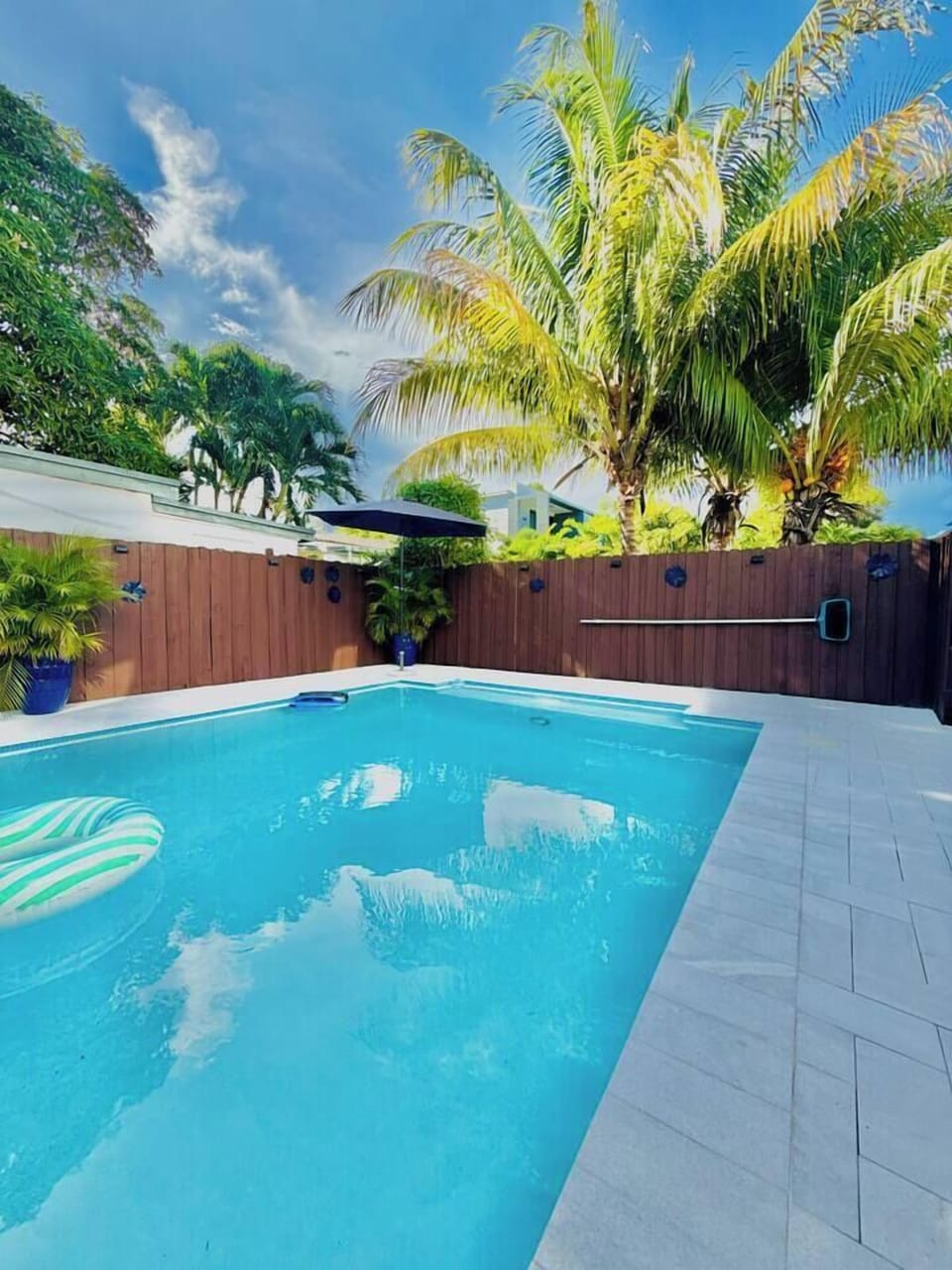 newly renovated heated pool