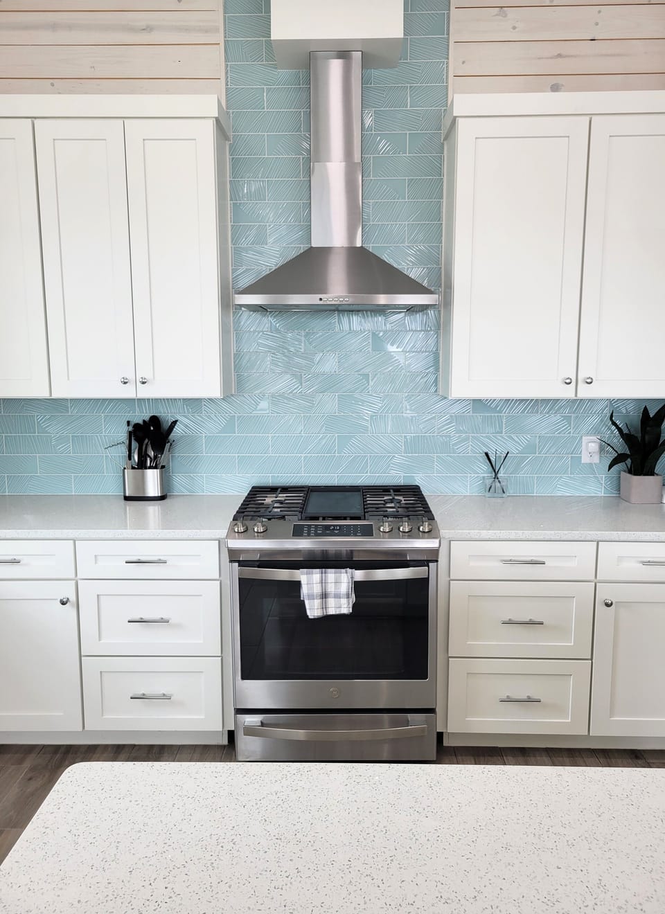 The kitchen has everything you'll need to cook the catch of the day