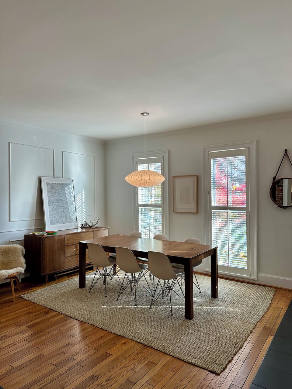 Dining room with lots of natural light