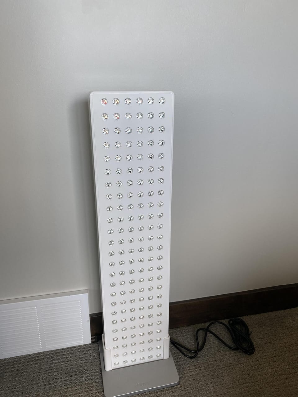 Joovv Red Light Therapy towers in all the bedrooms