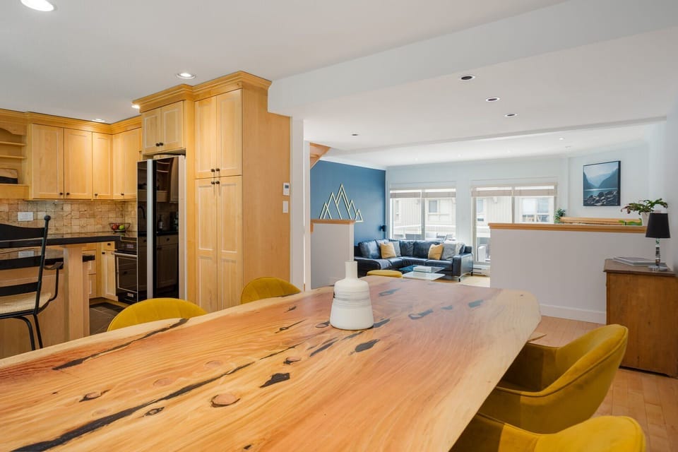 Gather, eat, and connect in this warm and stylish dining area.
