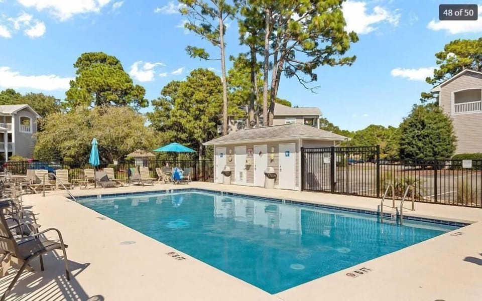 Marsh Winds Pool right outside your door