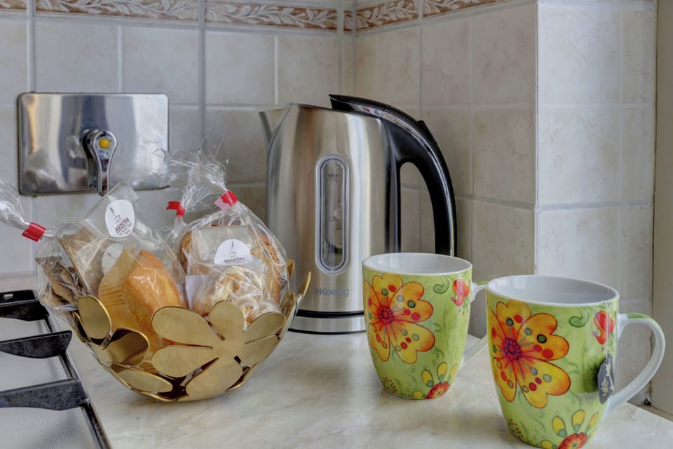Apartment | Private kitchen | Full-size fridge, microwave, espresso maker, coffee/tea maker