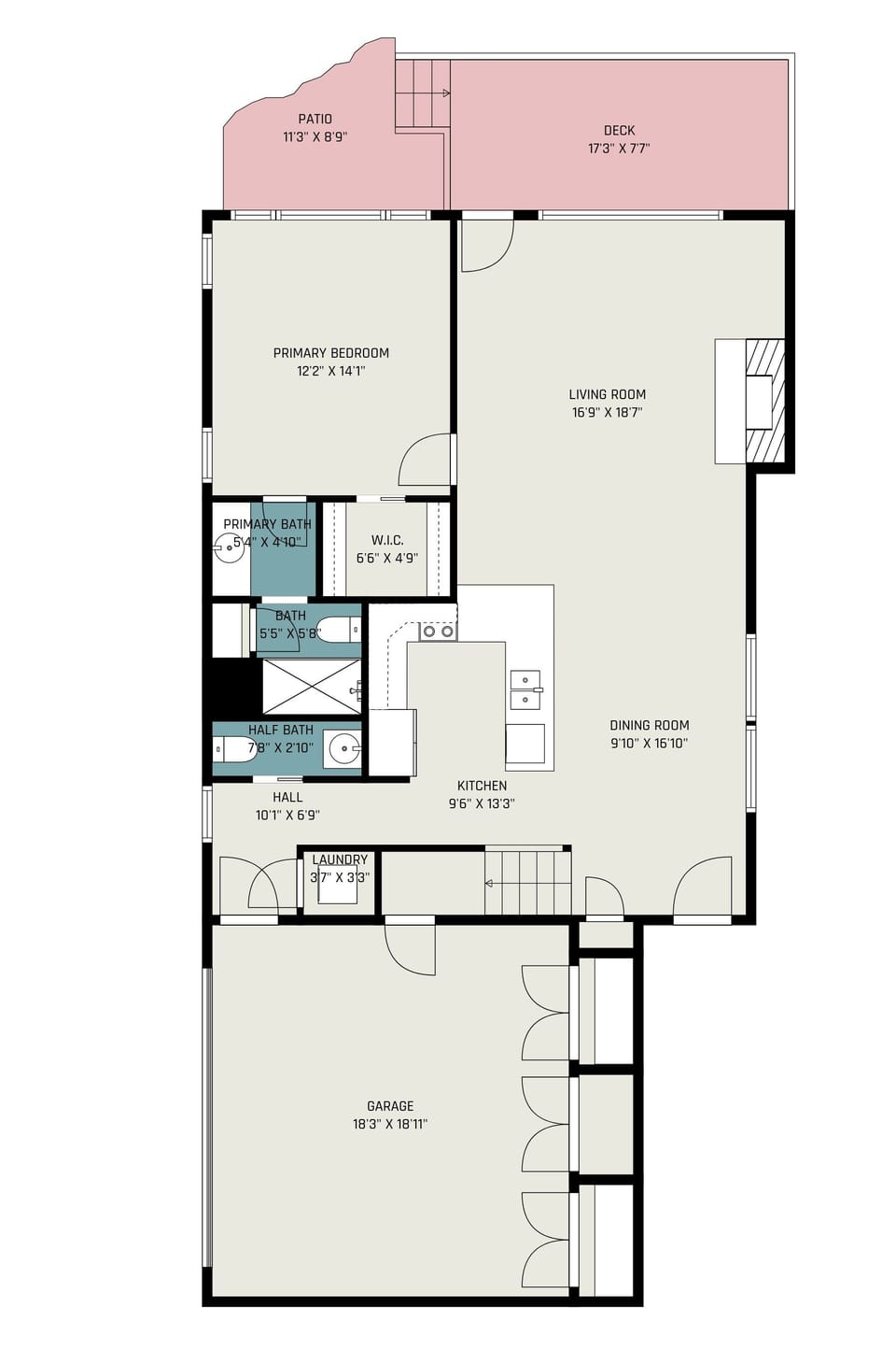 Condo, 3 Bedrooms | Floor plan