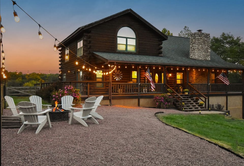 Nothing warms the spirit like a crackling outdoor fire