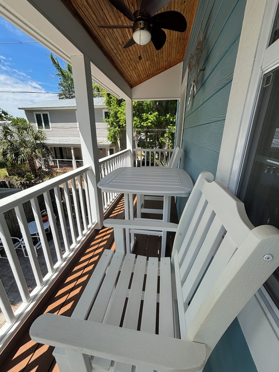 Enjoy a cup of tea or coffee on your own Private Balcony