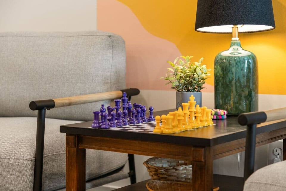 Find your favorite corner of the light-filled living space and let the afternoon slow right down.