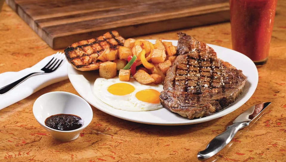 Daily cooked-to-order breakfast for a fee
