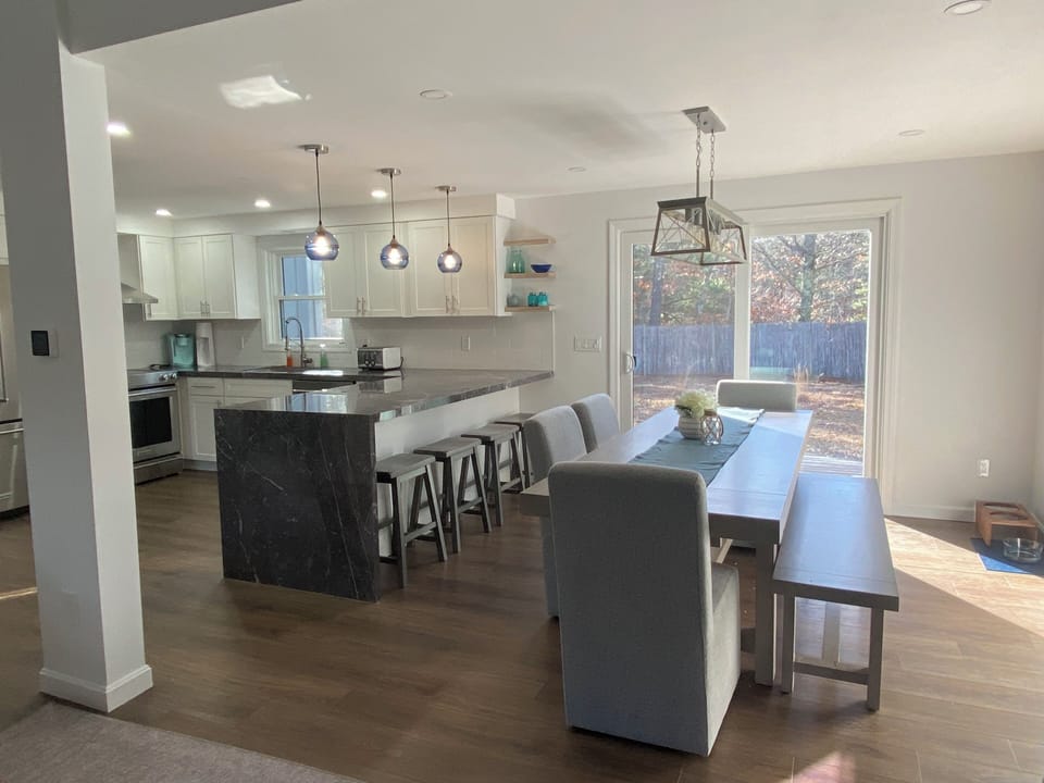 Kitchen and dining room