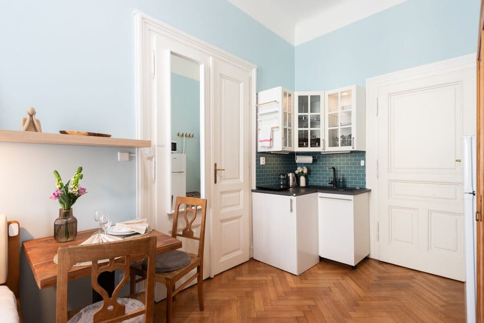Kitchen and dining area
