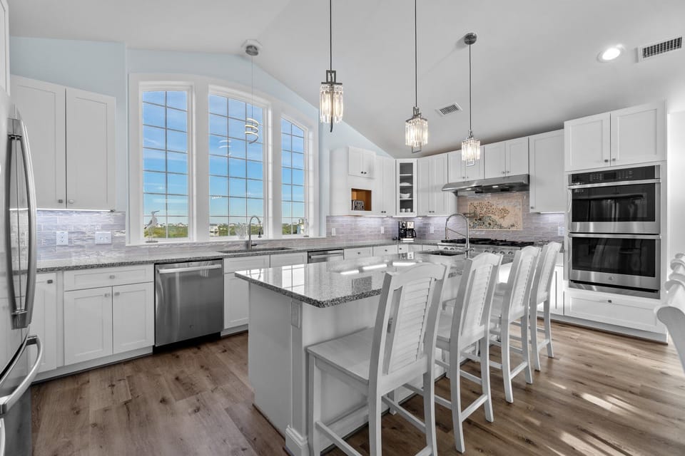 Kitchen with Beautiful Views