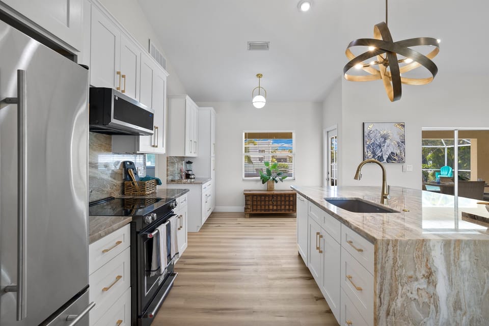 Our spacious kitchen provides ample room to whip up culinary delights, ensuring every meal is a masterpiece.