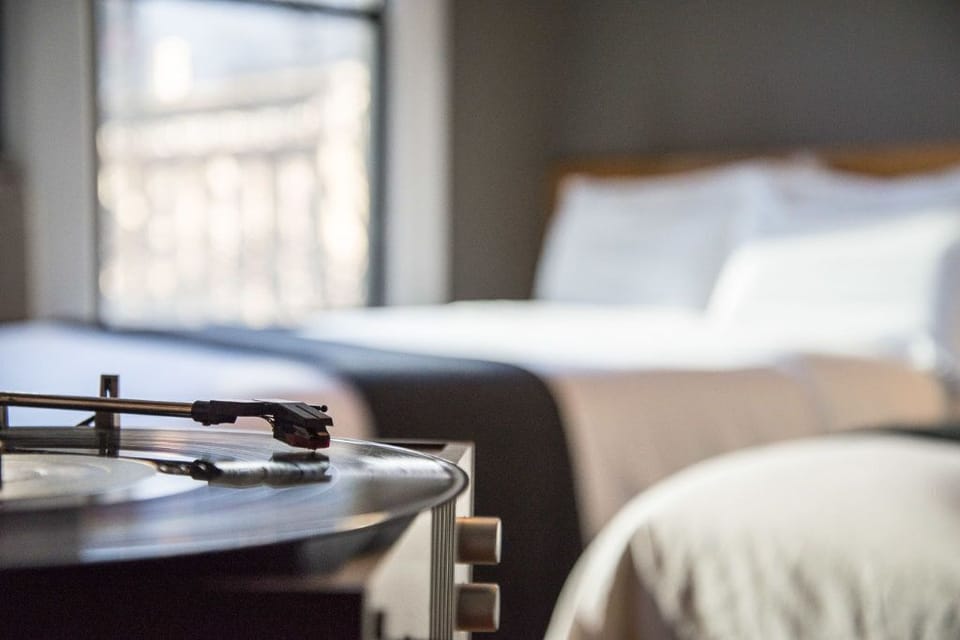 Fine tune your stay with our in-room music selection
