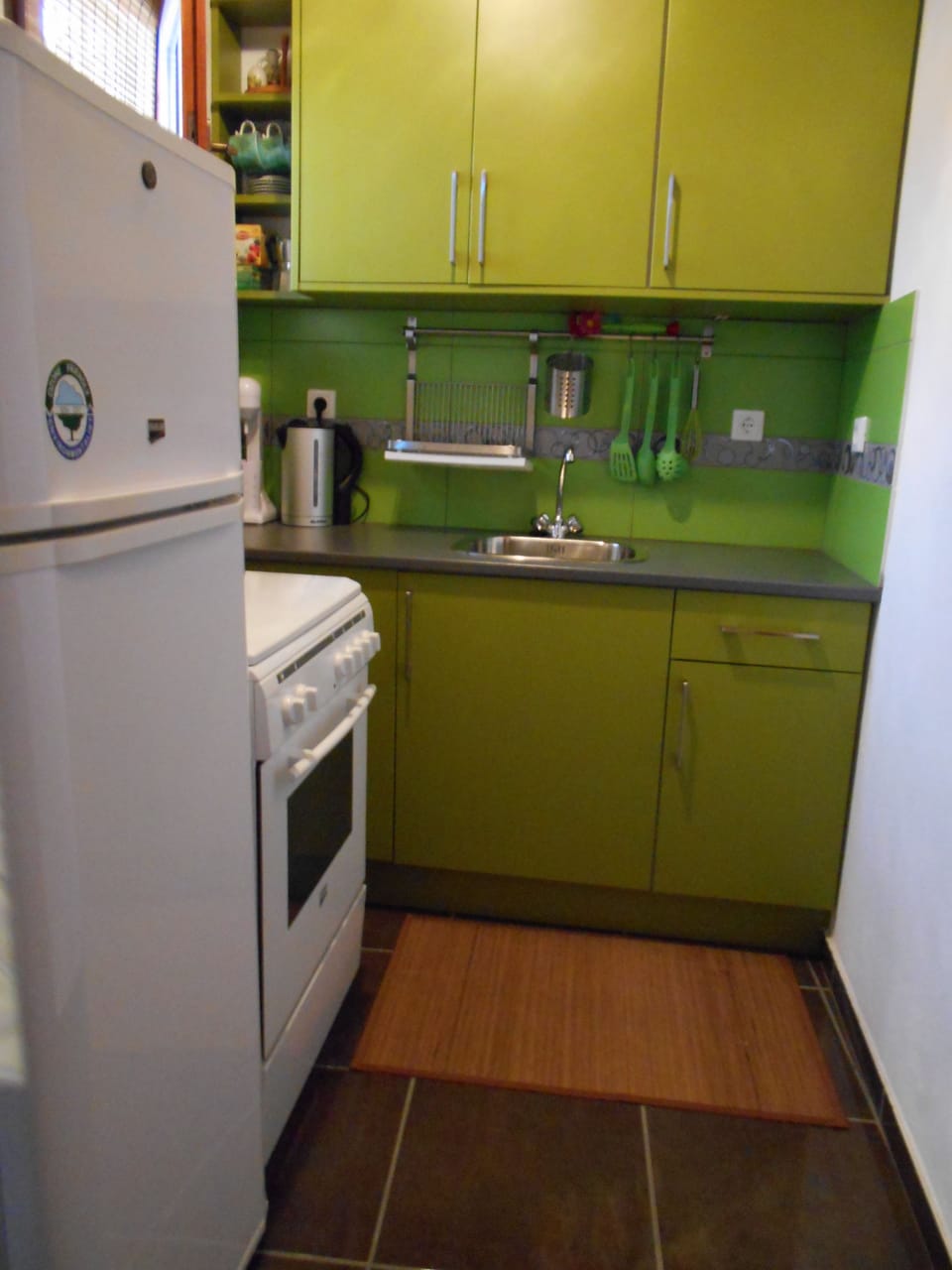 Superior Studio, 1 Bedroom, Sea View | Private kitchen | Fridge, coffee/tea maker, electric kettle