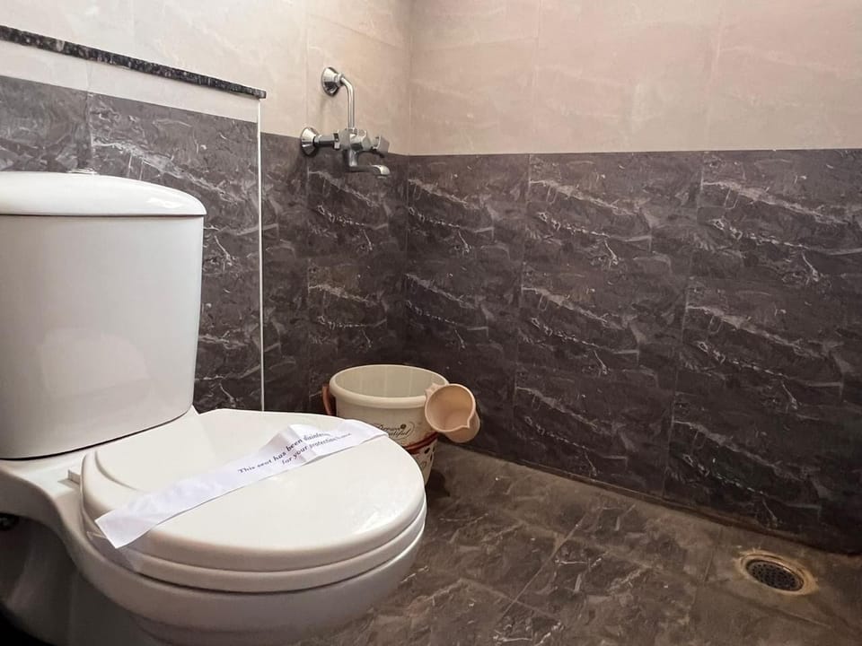 Deluxe Double Room, 2 Twin Beds, Private Bathroom | Bathroom | Shower, towels, soap, shampoo