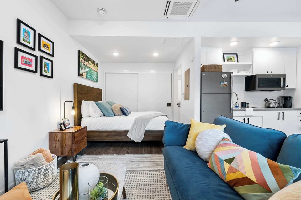 Queen bed and Sofa bed