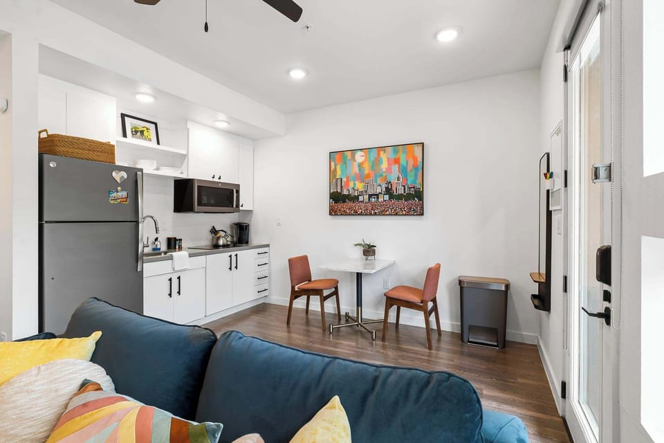 Dining area and kitchenette