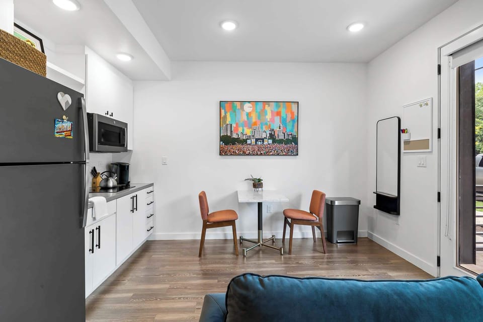 Dining area and kitchenette