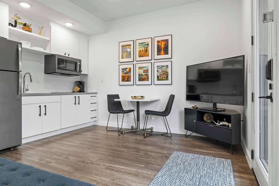 Dining area and kitchenette